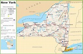 New York highway map