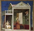 La Anunciación a Santa Ana - Giotto Di Bondone | Wikioo.org – La ...