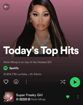 Popchart On Twitter Lenda Nicki Minaj Capa Da Today S Top Hits