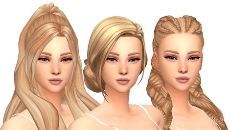 Sims Cc Hair Maxis Match Pack Best Hairstyles Ideas For Women And Men In