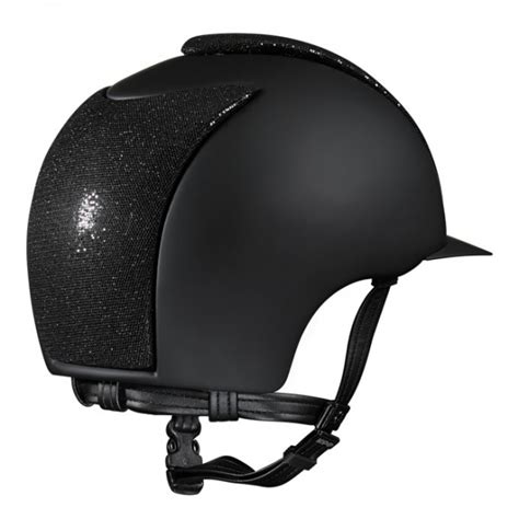 Kep Helmet Cromo T Glitter Black Wb Equiline Ltd