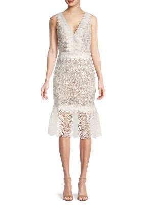 Dress The Population Everleigh Crochet Lace Dress On SALE Saks OFF 5TH