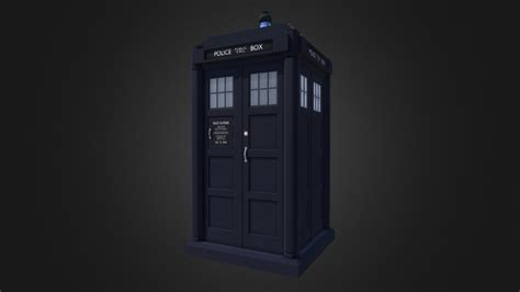 13th Doctor Tardis Exterior Attempt 3d Model By Summer Visuals