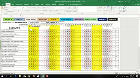 Contoh soal perangkat desa pancasila dan uud 1945 1. TAPAK EXCEL ANALISIS ITEM DAN JADUAL SPESIFIKASI UJIAN ...