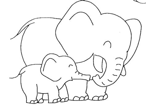 Mewarnai Gambar Gajah Anak Tk Menggambar Ilustrasi Karikatur Imagesee