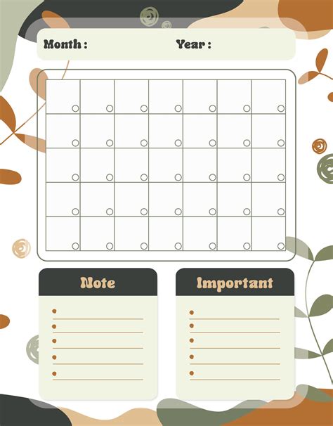 Blank Monthly Calendar Printable Free Blank Monthly Calendar Template Porn Sex Picture
