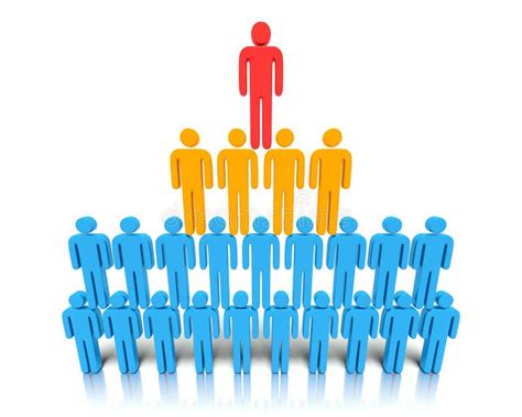 Hierarchy Of People Stock Illustration Illustration Of Organisation