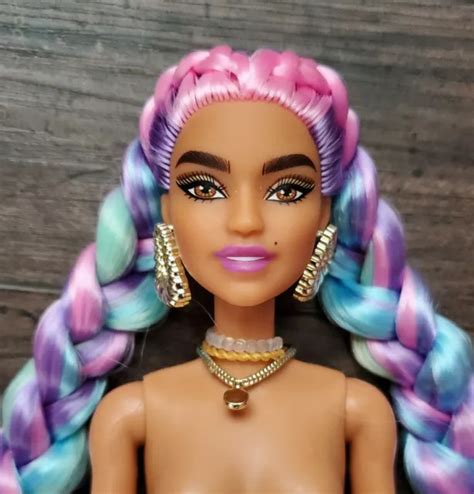 Barbie Doll Nude Barbie Extra Rainbow Braids Daya