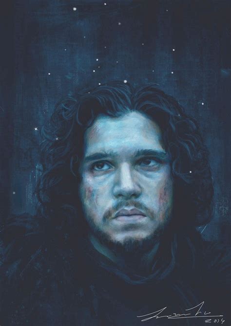 Jon Snow Game Of Thrones Digital Painting By Joannatu On Deviantart