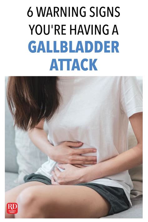 6 Warning Signs Youre Having A Gallbladder Attack Gallbladder Attack