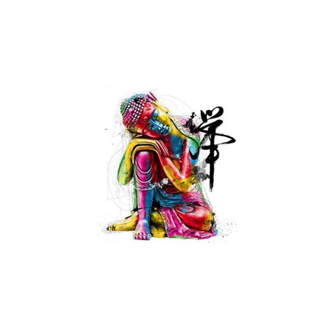 Buddha Colorful Art By Sina Irani Buy Posters Frames Canvas