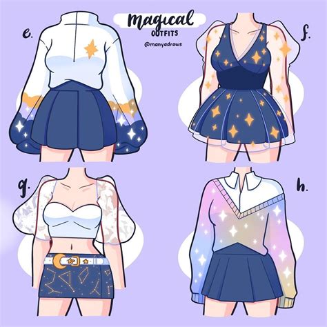 Manya Draws в Instagram 💖 💖 Which Outfit Is Your Favorite Which Set