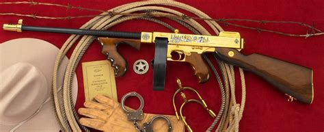 Thompson Submachine Gun Texas Ranger Tribute America
