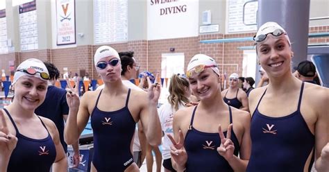 No 1 Uva Womens Swim And Dive Takes Down No 11 Florida In Opening Meet