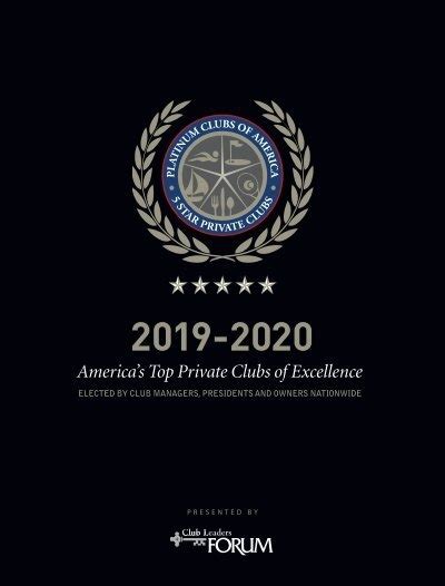 Platinum Clubs Of America 2019 20 Announcement Booklet