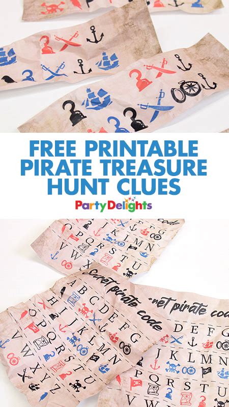 You can still customize every aspect of it. Free Printable Pirate Treasure Hunt Clues | Treasure hunt ...