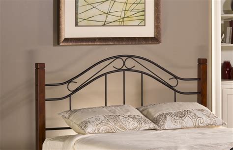 Hillsdale Metal Beds Matson King Headboard With Rails With Arched