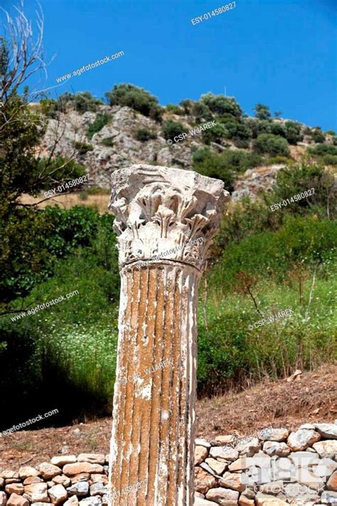 Ruins Of The Ancient Greek City Ephesus Stock Photo Picture And Low