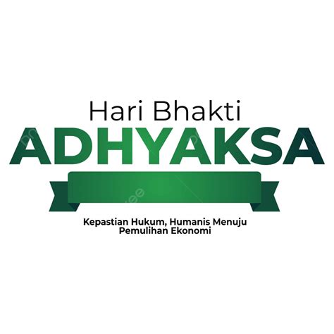 Tarjeta De Felicitaci N Para El De Julio Indonesia Bhakti Adhyaksa D A Con Cinta Verde Vector