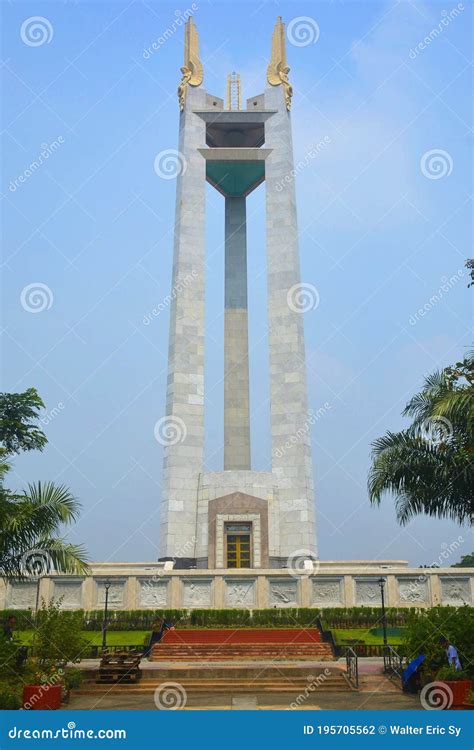 Quezon Memorial Circle Obelisk Monument Tower In Quezon City