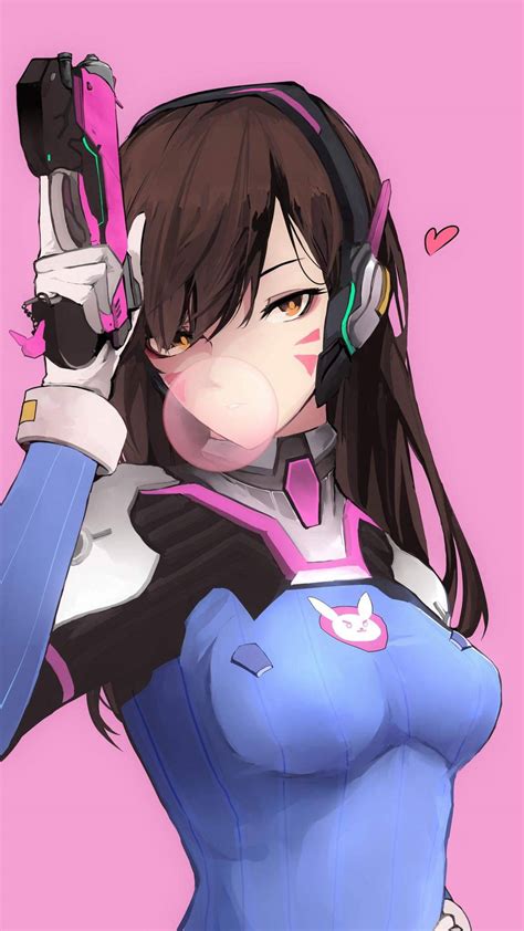 Download Dva Blowing The Biggest Bubble Gum Bubble Wallpaper