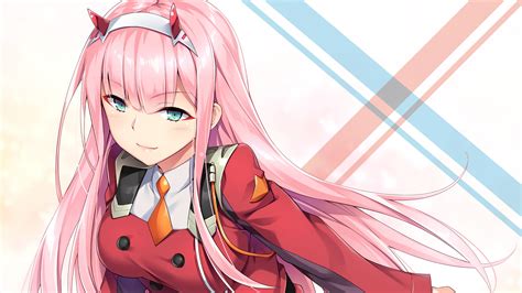 Darling In The Franxx Zero Two With Red Uniform With