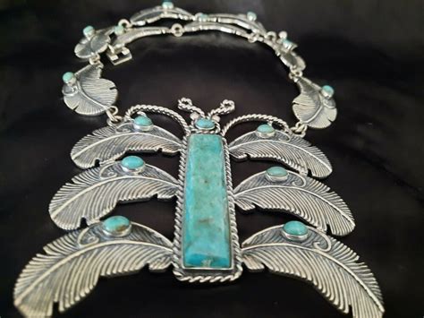 Huge Stunning Melesio Rodriguez 950 Silver Taxco Mexico Necklace W