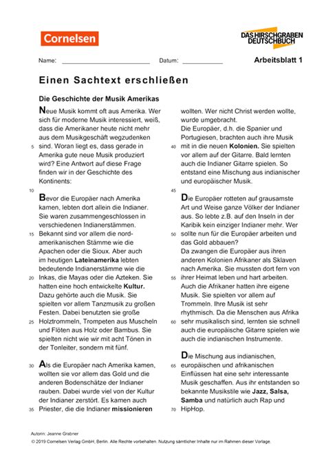 Kostenlose übungsblätter, arbeitsblätter für deutsch in der volksschule, grundschule (hauptschule 6. Einen Sachtext erschließen (1), Schulbuch plus, Sek ...
