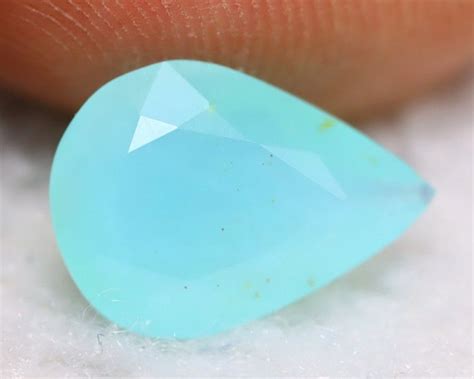 Paraiba Opal 182ct Natural Top Seaform Paraiba Blue Opal Bn64 Blue