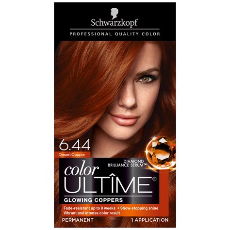 Schwarzkopf Color Ultime Permanent Hair Color Cream 644 Desert Copper