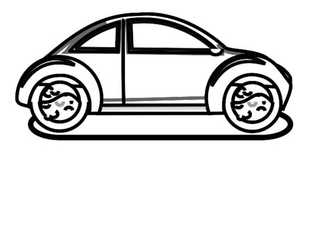 Beetle Car Outline Clip Art Vector Clip Art Online Royalty Free