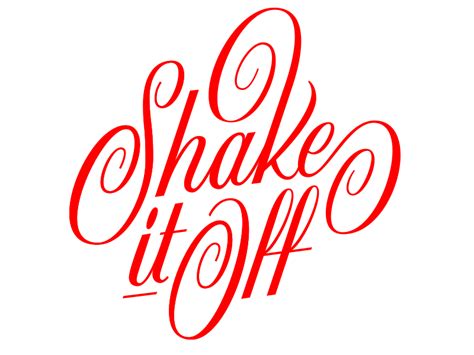 Shake It Off Lettering By Björn Berglund On Dribbble