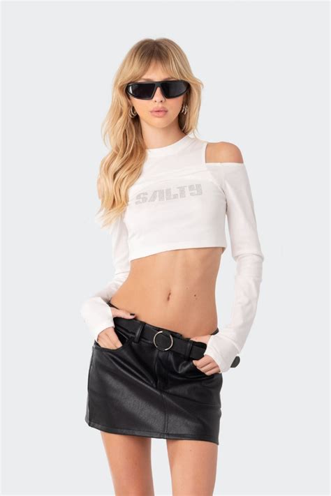 Edikted Salty Logo Two Piece Set Top Womens Fashion Tops Other Tops