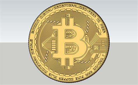 Bitcoin Free 3d Model Blend Free3d