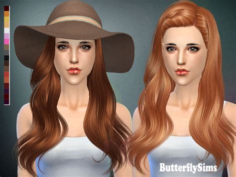 Butterflysims 078m Hair Retexture At Nessa Sims Sims