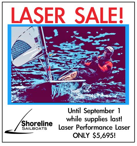 Laser Sale Shoreline Sailboats