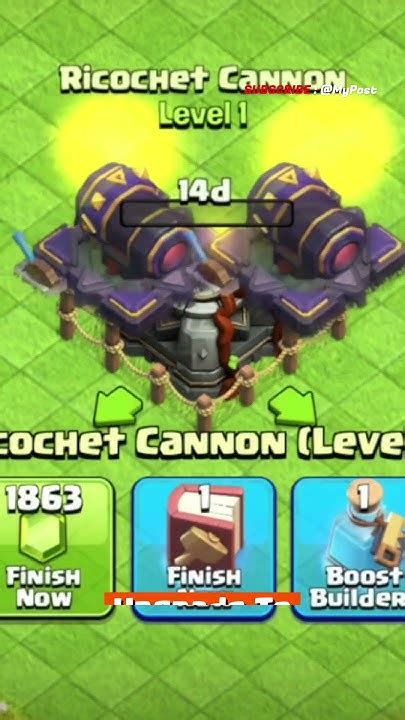 How Long Upgrade Building To Town Hall 16 Coc Clashofclans Cocshorts