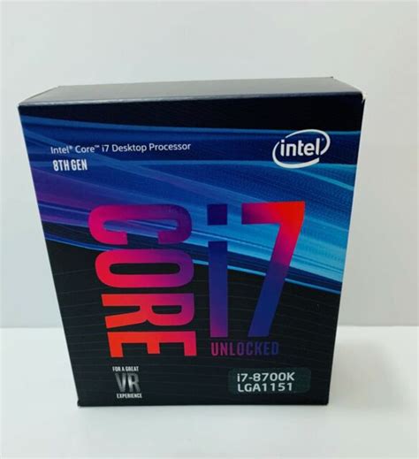 Intel Bx80684i78700k Core I7 8700k 1151 37ghz Coffee Lake 370ghz 95w