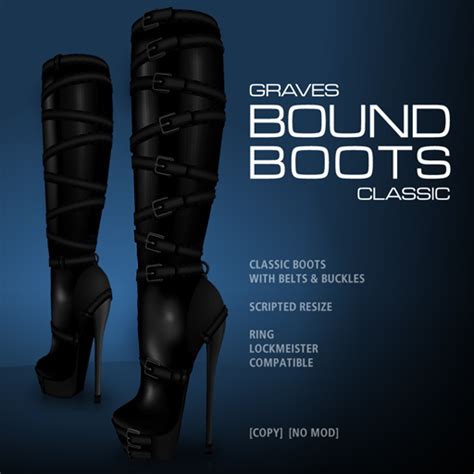 Second Life Marketplace Graves Bound Boots Classic
