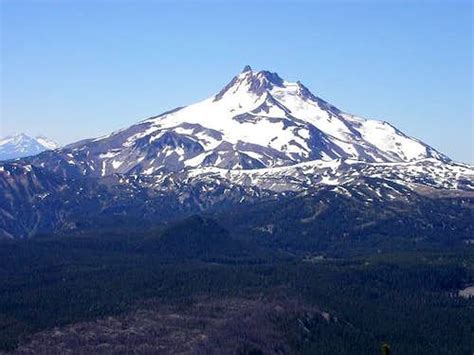 Mt Jefferson Seen From The Photos Diagrams And Topos Summitpost