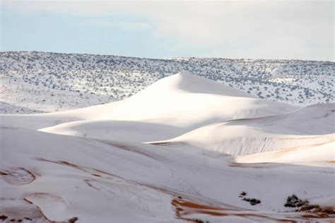 Snow In The Sahara Desert Natures Wonders 2022