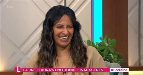 Itv Lorraine Star Ranvir Singh Forced To Correct Herself Over Coronation Street Mistake