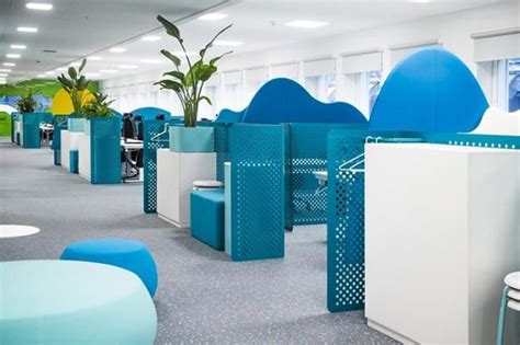 Bright Interior Colors And Office Design Ideas Inspiring Creativity In