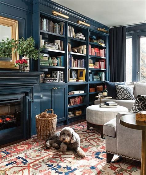 76 Ideas To Organize A Home Library In A Living Room