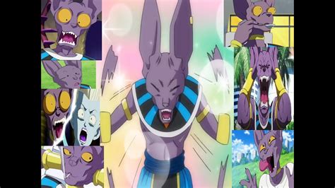 Beerus Funny Moments Youtube