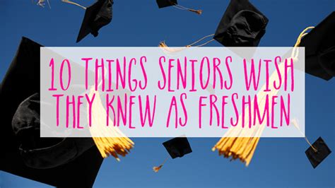 10 Things Seniors Wish They Knew As Freshmen Her Campus Freshman