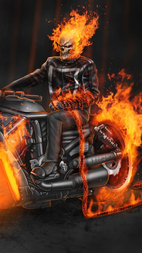 Mobile Ghost Rider Bike Wallpaper Hd Micro Scooters