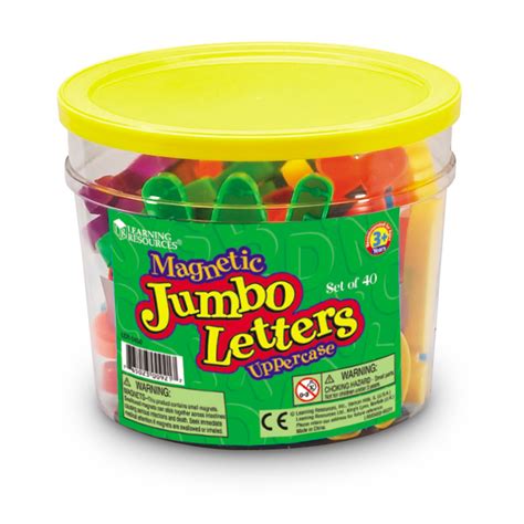 Jumbo Uppercase Magnetic Letters Learning Resources Playwell Canada