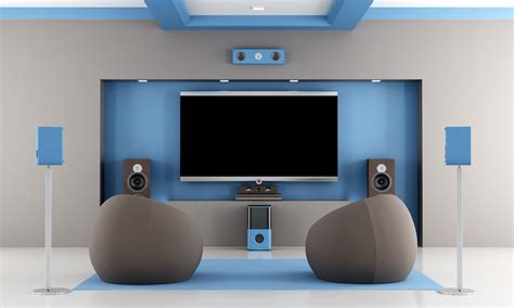Home Theater Speakers Setting Up A Good Surround Sound System Photo