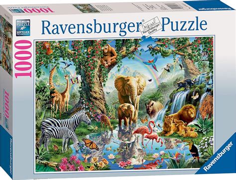Ravensburger Puzzle 1000 Pièces Aventures Dans La Jungle Adulte